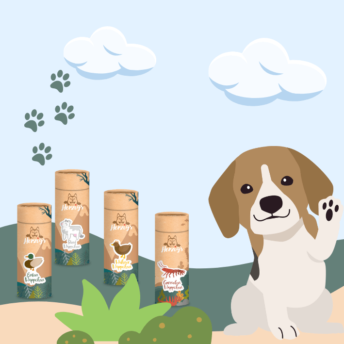 Nachhaltiges Hundefutter, bestes Hundefutter & bekömmlichstes Hundefutter von Herzigs Petfood