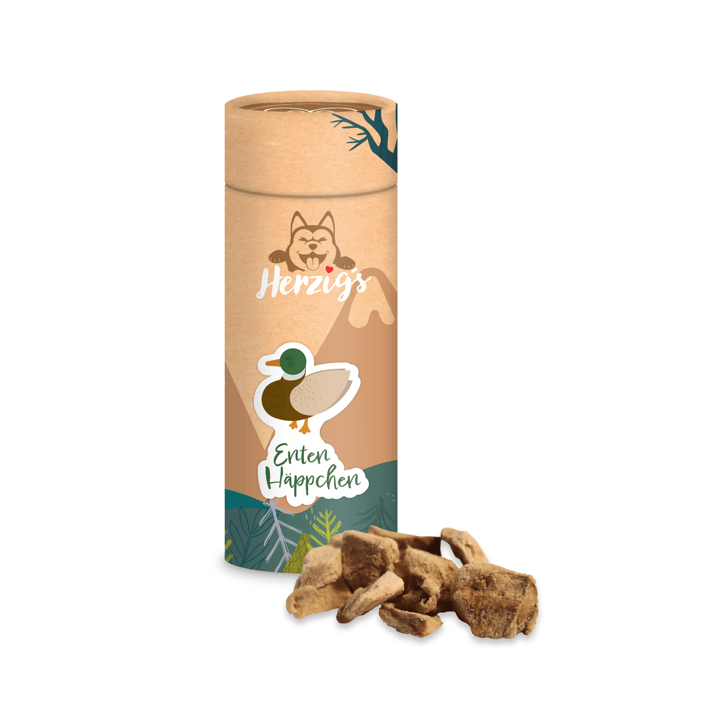 Entenbrust Häppchen – Herzigs Petfood Entenbrust Häppchen – Herzigs Petfood