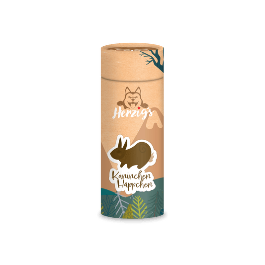 Kaninchen Häppchen Leckerlies Tierfutter Hundehäppchen mit Inhalt - Hundefutter bei Herzigs Petfood